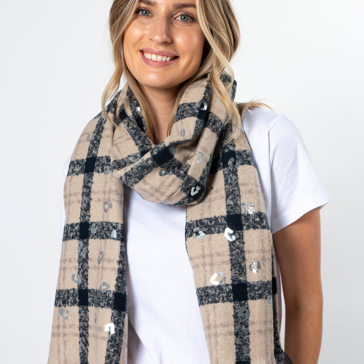 Stella + Gemma Scarf - Two Tone Pink main image 1