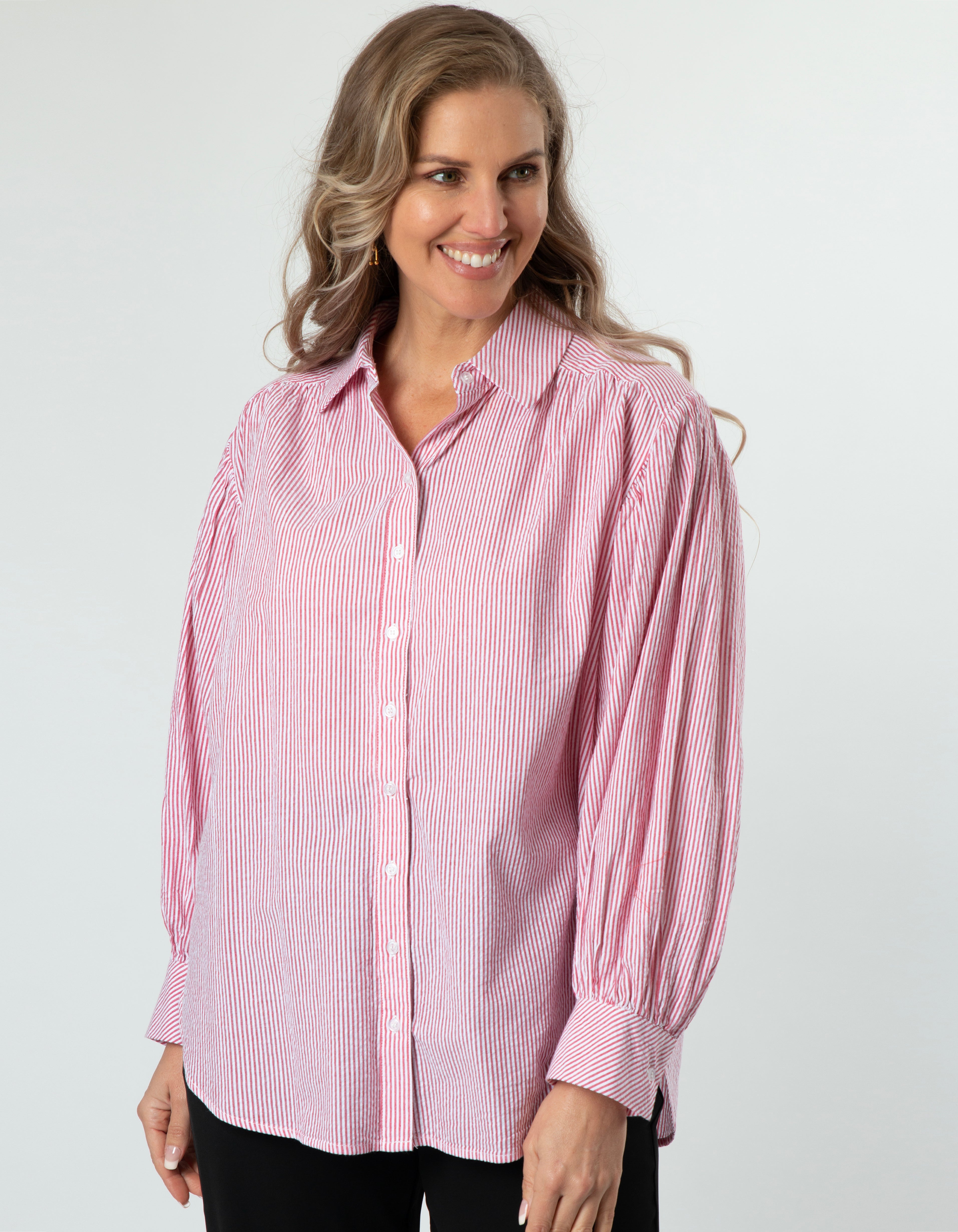 Dolly Top - Red Stripe – Stella+Gemma