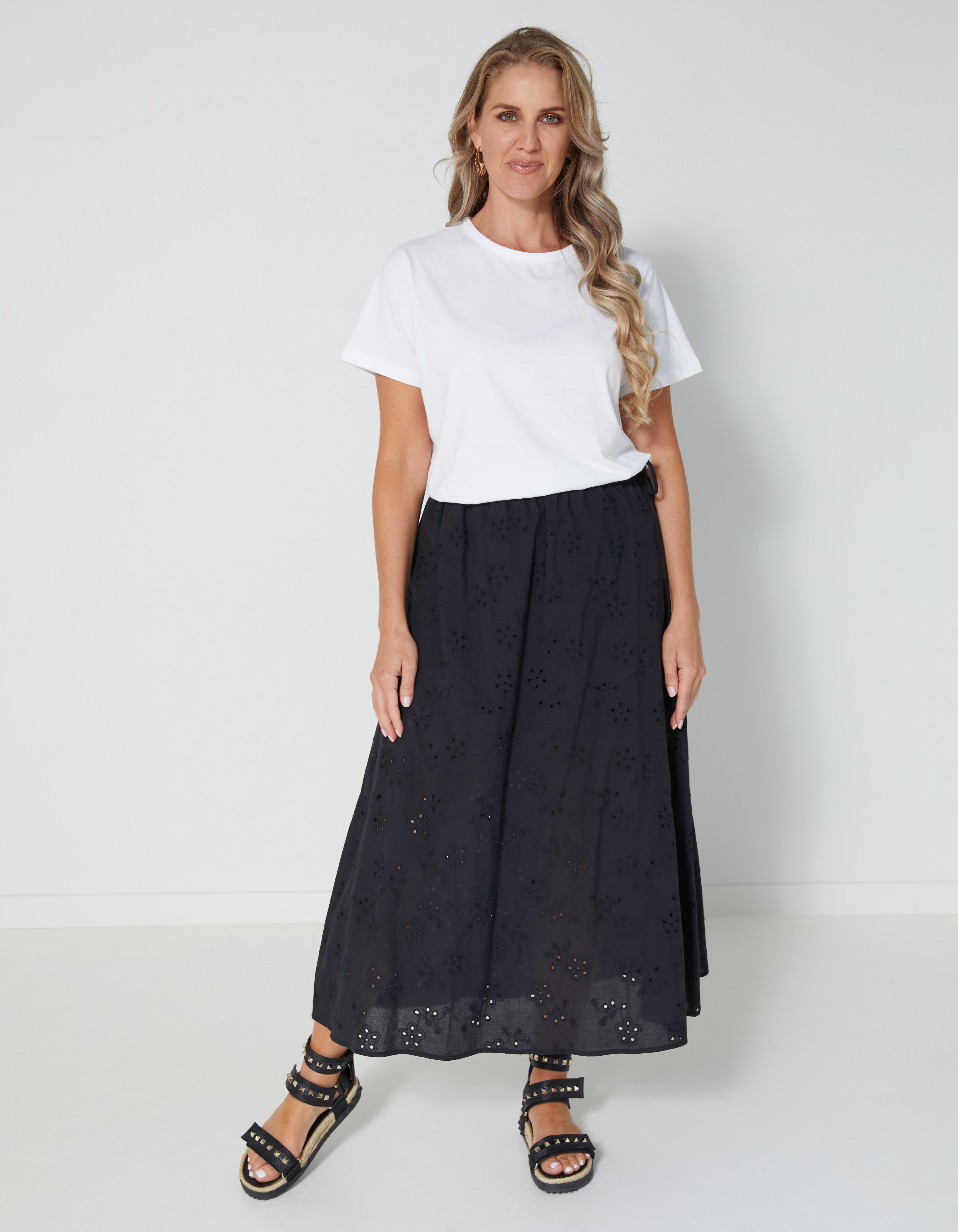 Bec Skirt - Black – Stella+Gemma
