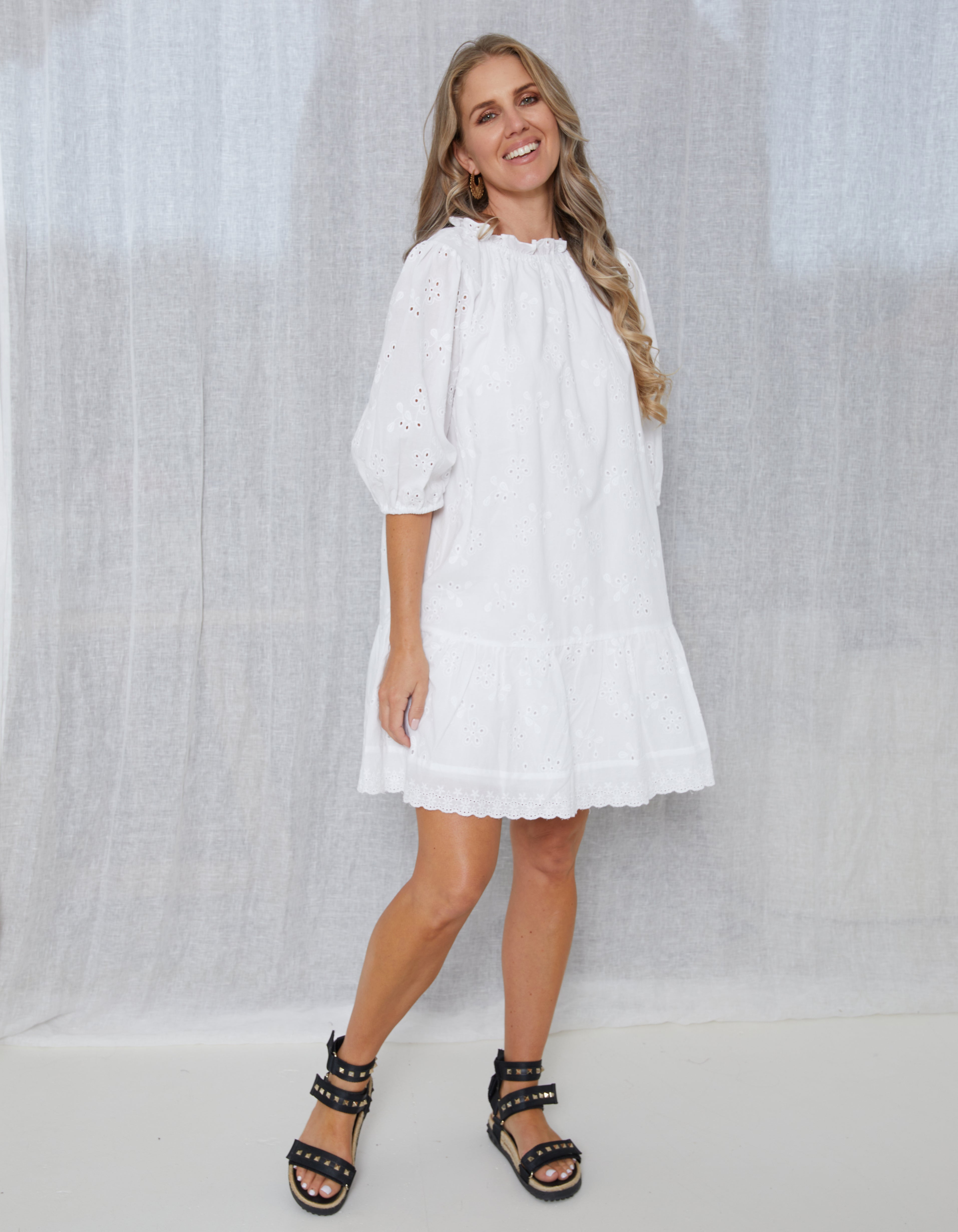 Stella rosa linen outlet dress