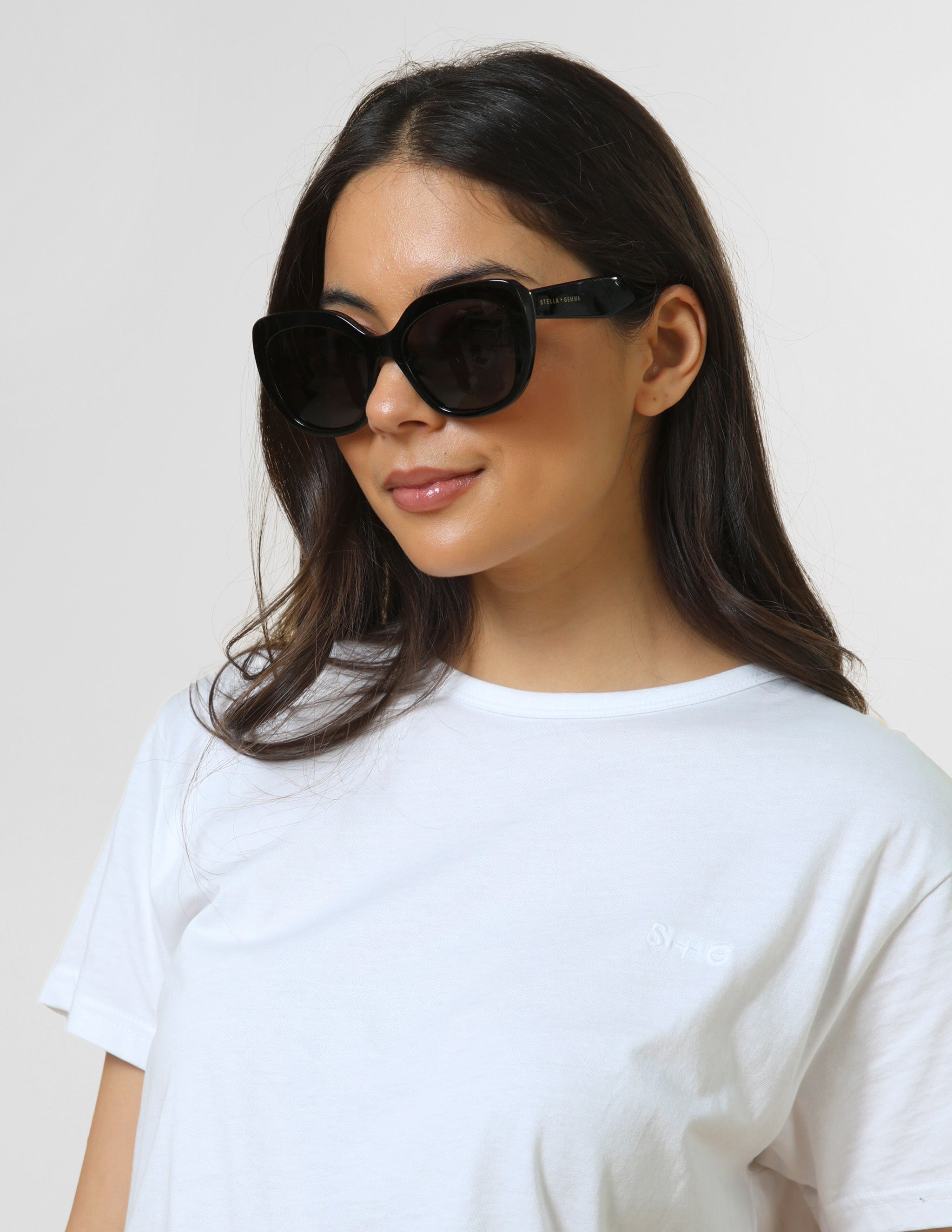 Giselle Sunglasses - Black – Stella+Gemma